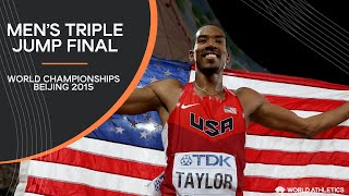 Men's Triple Jump Final | World Athletics Championships Beijing 2015