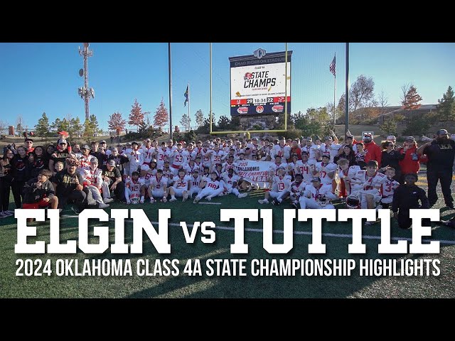 2024 / Elgin State Championship Highlights vs. Tuttle / 12.14.24