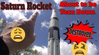 Saturn 1B Rocket Ardmore Rest Stop Alabama About to Be Torn Down Spa Guy Adventures