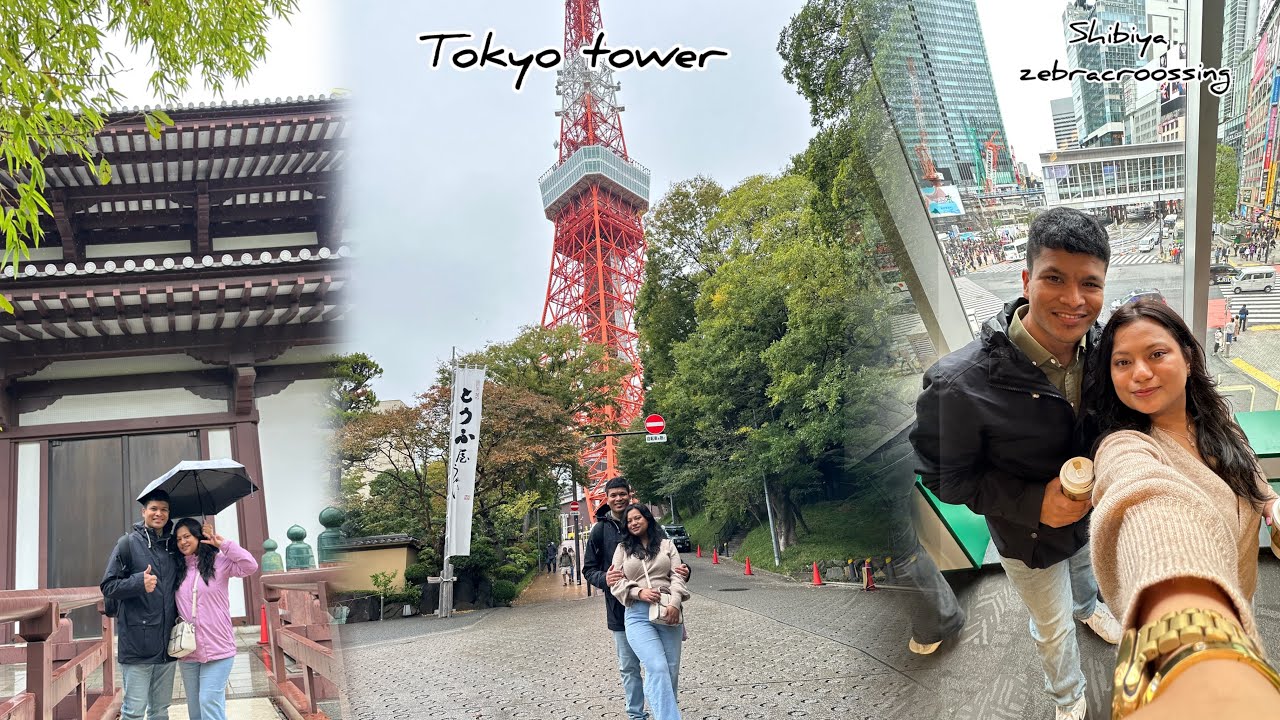 Day 1 in Japan: Tokyo Tower,Shibuya Crossing.
