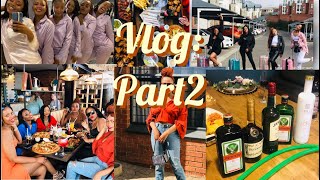 TravelVlog:Johannesburg girls trip|23rd Birthday Pyjama Party|Lunch@PapaPronto|SouthAfrican YouTuber