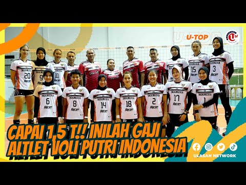 ATLET VOLI PUTRI INDONESIA DENGAN BAYARAN TERTINGGI| U-TOP