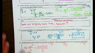 Physics Unit 2 and 3 Midterm Study Guide