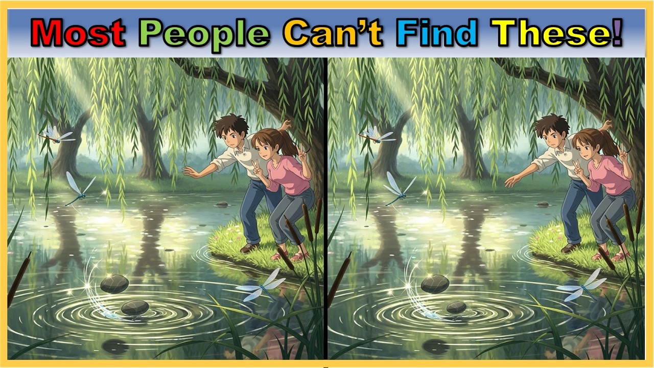 【Spot the Difference | Brain Health】 Memory & Focus Training Puzzle | Dementia Prevention