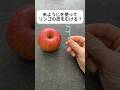 糸ようじを使ってリンゴの皮をむける? #裏技 #小ネタ #裏ワザ #代理 #テスト動画 #やってみた