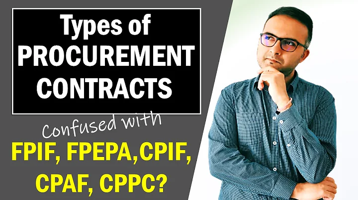 TYPES OF CONTRACTS IN PROCUREMENT and Project Management | PMP Exam Prep | Contract Management