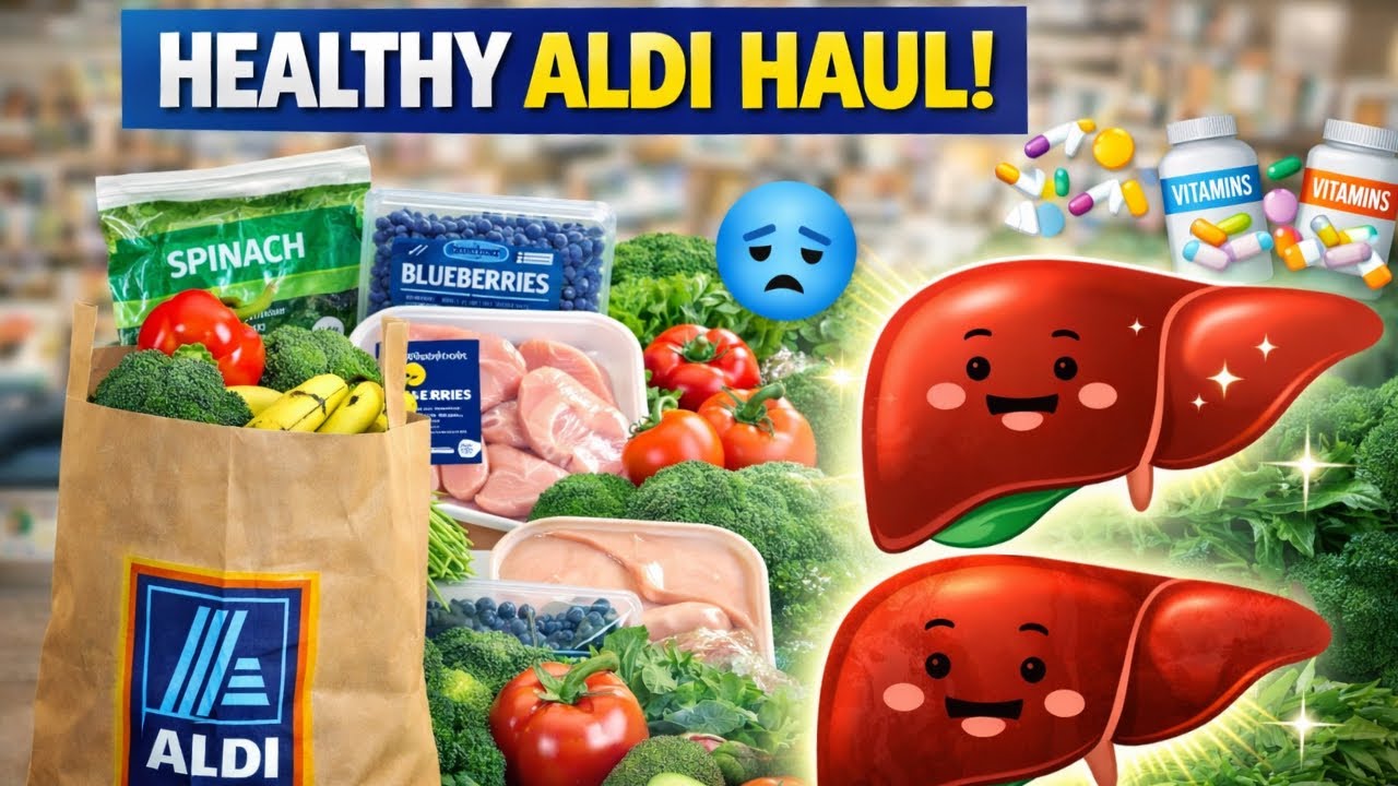 Healthy Aldi Grocery Haul | Foods That Help Your Liver + What Damages It