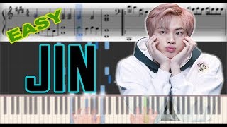 BTS JIN - Epiphany | Sheet Music & Synthesia Piano Tutorial