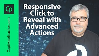 Adobe Captivate Classic Responsive Click to Reveal Interaction with Advanced Actions