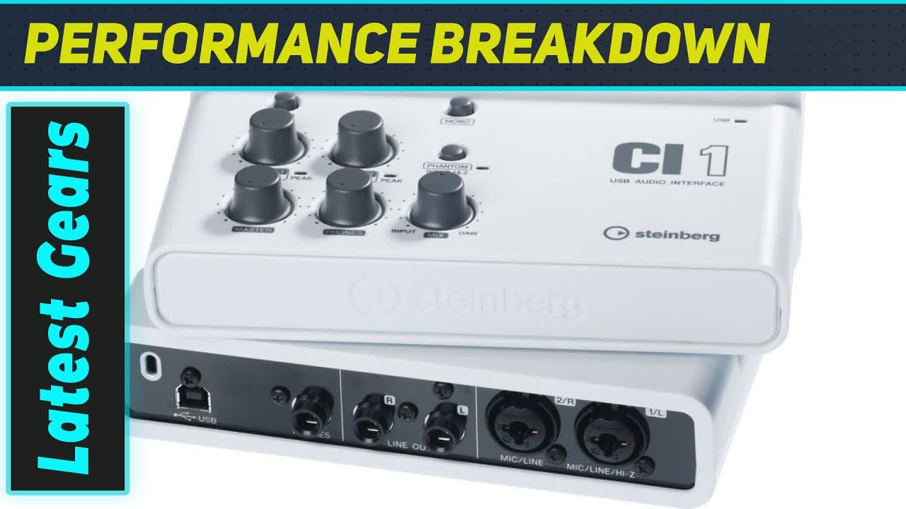 Steinberg CI1: The Best Way to Start Recording Music? - YouTube