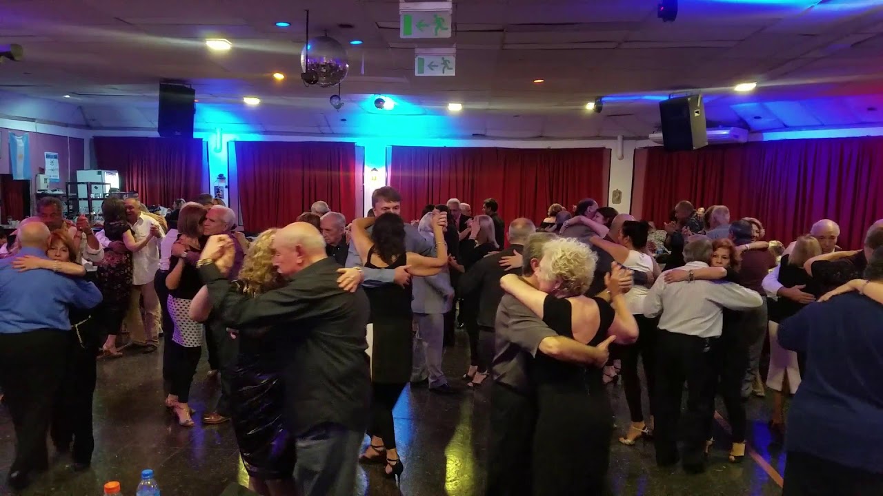 Val dancing with milonguera Ana en Lo de Celia milonga Barajando August 11 2019