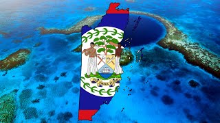 Belize-🏴Flag Map Speed Art🖌️