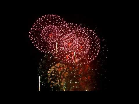 2010 神明の花火 超特大スターマイン 電光丸  BGM付き♪