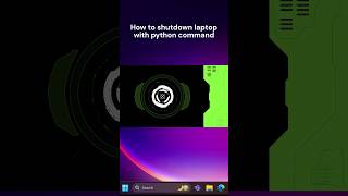 Shutdown Laptop with python command #shorts #ytshorts #recurrentpro
