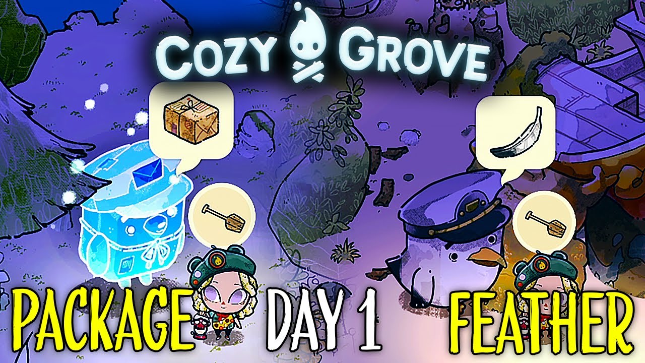 Cozy Grove Day 1 Gameplay Walkthrough PACKAGE And FEATHER Location YouTube cozy-grove-day-1-gameplay-walkthrough-package-and-feather-location-youtube