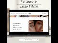 Skincare Shop E-commerce Website Template by Behive Templates
