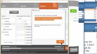 spideroak single file share screenshot 5