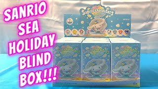 UNBOXING A CASE OF SANRIO CHARACTERS SEA HOLIDAY BLIND BOXES!!!