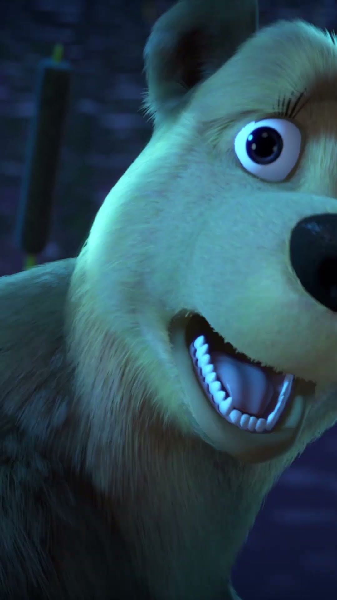 شبح وادي الغابة ?? mashabeararabic #shorts #arabic #mashaandthebear# #ماشاوالدب #مضحك #كرتون