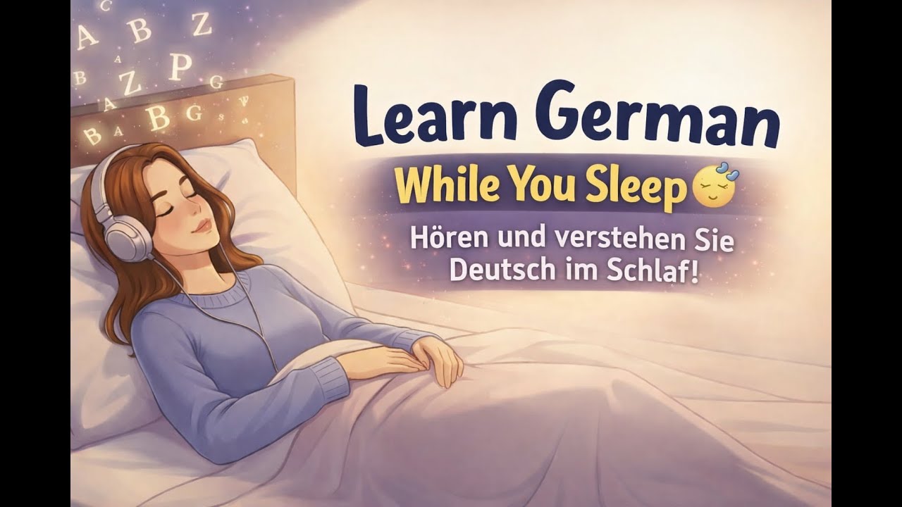 Learn German While You Sleep 😴 – Deutsch im Schlaf hören & verstehen