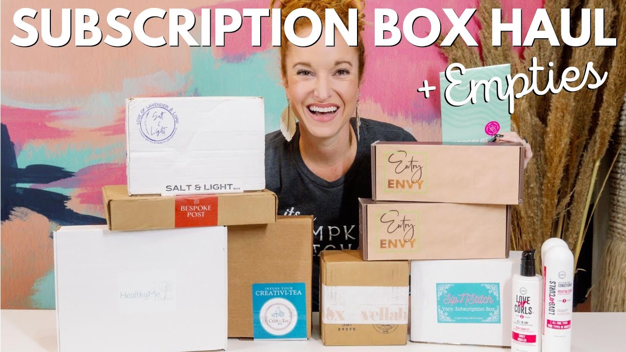 November 2022 Subscription Box Haul | Subscription Box Gift Ideas + Subscription Boxes under $50