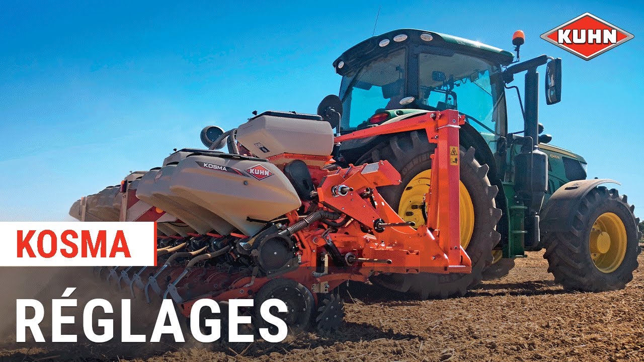 Les réglages essentiels d'un semoir monograine | KOSMA | KUHN