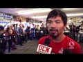 Manny Pacquiao interview - UCN EXCLUSIVE