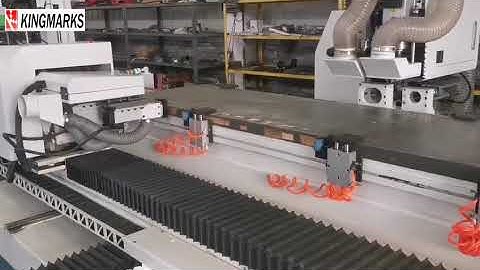 CNC door lock hinge machine with loading