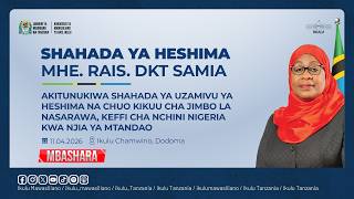 PRESIDENT SAMIA AWARDED AN HONORARY DOCTORAL DEGREE BY NASARAWA STATE UNIVERSITY, NIGERIA PRESIDENT SAMIA AWARDED AN HONORARY DOCTORAL DEGREE BY NASARAWA STATE UNIVERSITY, NIGERIA