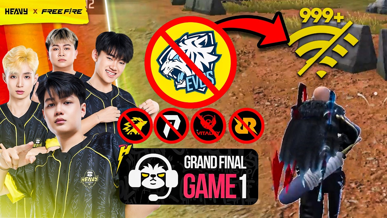 [Mic-check] Săn lùng Bạch Hổ EVOS đến đứng cả máy | Game 1 Chung Kết FFWS SEA 2025 Fall | HEAVY FF