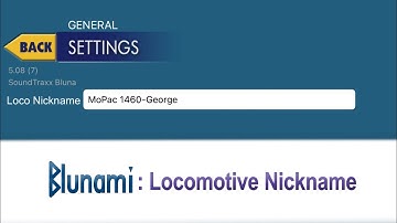 Blunami: Locomotive Naming