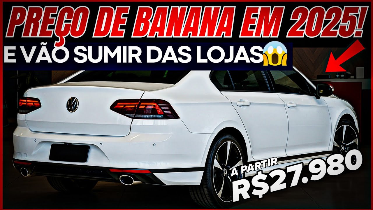 🚨 Urgente! Você Tá Ignorando Esses Carros Bons E Absurdamente Baratos Em 2025 (E Vão Sumir!) 😱🔥