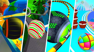 Action Balls vs Sky Escape vs Going Balls vs Candy Ball Run - Android, IOS gameplay