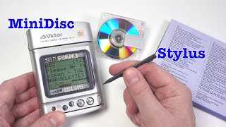 The only MiniDisc recorder with a stylus - XM-R2