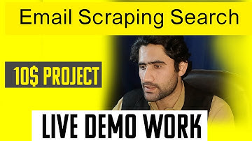 Email Scraping Search Live Demo Work 10$ Project Fiverr & Upwork |   Farooq Tv