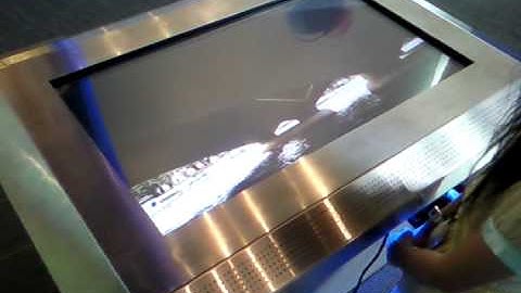Touch Table Demo 3 (built on Silverlight) - HD 42" Display