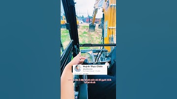 hướng dẫn lái máy xúc đất cơ bản #excavator