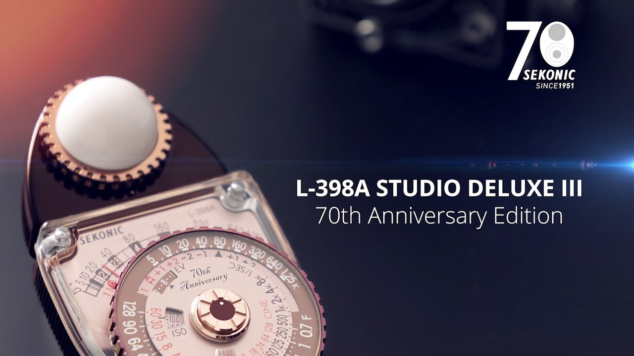セコニック　SEKONIC STUDIO DELUXE III L-398A Sekonic L-398A STUDIO DELUXE III 70th Anniversay Edition