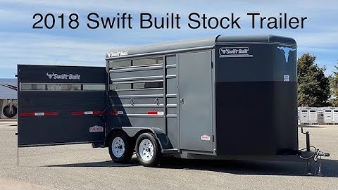 Used bumper pull livestock trailers for sale in texas
