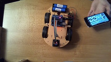 Тест Arduino RobotCar с управлением со смартфона по Bluetooth