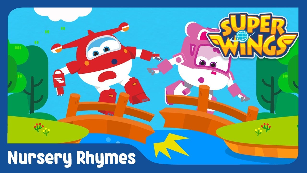 Лондонский мост падает | Детские песни и детский сад | SuperWings