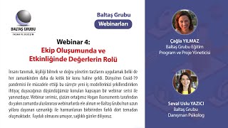 Baltaş Grubu Webinarları 4 Ekip Oluşumunda Ve Etkinliğinde Değerlerin Rolü