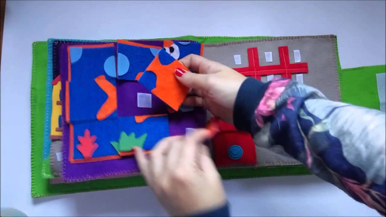 personalizado esfera justa Libro sensorial 4-5 años /Quiet Book - YouTube