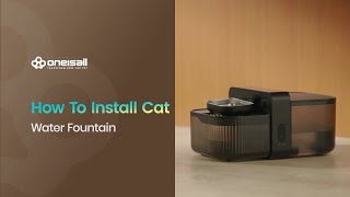 How to Install a Cat Water Fountain