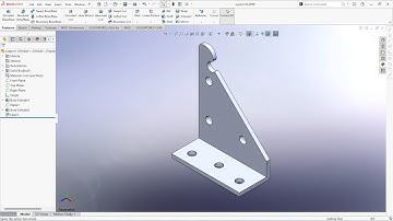 Support 3D modeling | Solidworks Tutorial 08 || Learn in brief