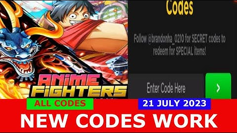 *NEW UPDATE CODES* [x5 Event + Codes] Anime Fighters Simulator ROBLOX | July 21, 2023