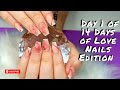 Then vs Now | Day 1 of 14 Days of Love Nails Edition