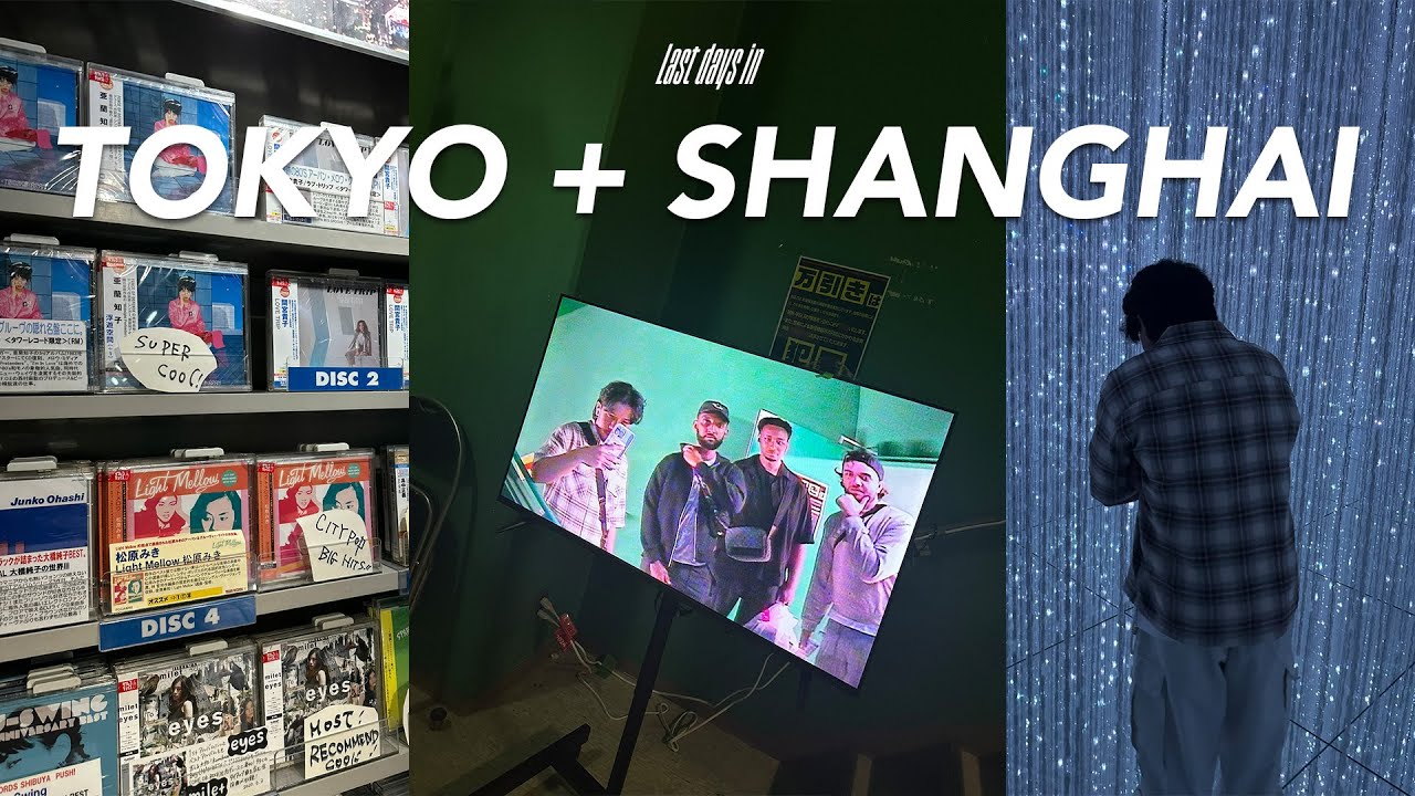 japan vlog ep. 3 | last days in tokyo 🇯🇵 solo shopping, 5k run, teamlab planets & shanghai layover
