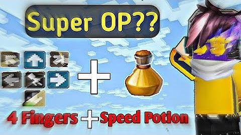 4 Fingers D-Pad + Crosshair + Speed Potion = SUPER OP?!🔥 || BLOCKMAN GO