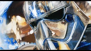 wars star pencil drawing captain phasma colored jedi last
